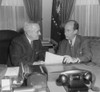 President Harry Truman With Governor Adlai Stevenson At The White House On Dec. 12 History - Item # VAREVCHISL038EC849