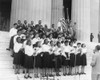 African-American Choir Performing At The 38Th Naacp Conference At The Lincoln Memorial. June 29 History - Item # VAREVCHISL038EC664