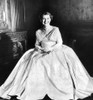 Maine Eisenhower Models The Gown She Will Wear To The Inaugural Ball. It Is Made Of Peau De Soie History - Item # VAREVCCSUA000CS225