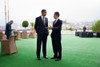 President Obama With Treasury Sec. Timothy Geithner At G20 Summit In Cannes History - Item # VAREVCHISL040EC273