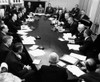 President Lyndon Johnson'S Cabinet Meets. May 13 History - Item # VAREVCCSUA000CS693