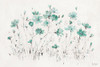 Wildflowers I Turquoise Poster Print by Lisa Audit - Item # VARPDX37434