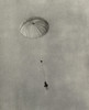 Ww1 British Observer Escaping From His Shot Down Balloon By Parachute. 1917. History - Item # VAREVCHISL035EC080