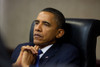 President Barack Obama Reflects During A Meeting With His National Security Staff In The White House Situation Room. Sept. 10 2010. History - Item # VAREVCHISL025EC123