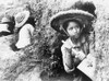 High School Girls Digging Air Raid Shelters In A Hillside In Hanoi History - Item # VAREVCHISL014EC153