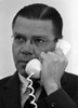 Defense Secretary Robert Mcnamara On The Telephone. Jan. 10 History - Item # VAREVCHISL033EC291