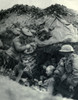 World War 1. Somme Offensive. British Soldiers Eating Their Rations In A Trench. Their Meal Included Canned Meats Such As Roast Beef History - Item # VAREVCHISL043EC931