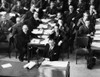U.S. Prosecutor Robert H. Jackson During The Krupp Von Bohlen Trial At Nuremberg History - Item # VAREVCPBDROJACS001