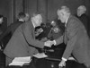 William Borah Greets Former 'Brain Truster' Raymond Moley. Mar. 23 History - Item # VAREVCHISL035EC381