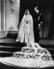 British Royalty. Future Queen Of England Princess Elizabeth And Duke Of Edinburgh Prince Philip On Their Wedding Day History - Item # VAREVCPBDQUELEC061