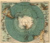 Map Of Antarctica And Surrounding Ocean History - Item # VAREVCHISL001EC026