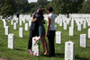 President Barack Obama In Section 60 Of Arlington National Cemetery History - Item # VAREVCHISL040EC177