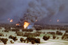 Kuwaiti Oil Wells Were Set On Fire By Retreating Iraqi Forces During Operation Desert Storm. Mar. 2 1991 History - Item # VAREVCHISL027EC253