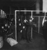 U.S. Inspectors Examining Eyes Of Immigrants At Ellis Island History - Item # VAREVCHISL016EC273