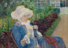 Lydia Crocheting In The Garden At Marly Fine Art - Item # VAREVCHISL044EC564