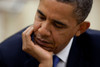 President Barack Obama Reads A Document In The Oval Office Sept. 27 2010. History - Item # VAREVCHISL025EC130