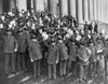 Postmen Posed On The Steps Of The Pennsylvania Post Office History - Item # VAREVCHISL006EC039