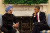 President Obama Meets With Indian Prime Minister Manmohan Singh In The Oval Office. Nov. 24 2009. History - Item # VAREVCHISL026EC284