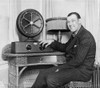 Boxer Jack Sharkey At A Radio With External Speaker History - Item # VAREVCHISL041EC313