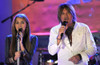 Miley Cyrus, Billy Ray Cyrus On Stage For Abc Good Morning America Concert With Miley Cyrus, Hard Rock Cafe Times Square, New York, Ny April 8, 2009. Photo By Kristin CallahanEverett Collection Celebrity - Item # VAREVC0908APBKH014