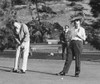 Richard Nixon Playing Golf With His Celebrity Friends Fred Macmurray And Bob Hope. Jan. 18 1970. History - Item # VAREVCHISL032EC234