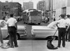 Policemen Watch As 'Freedom Riders' Arrive In Jackson History - Item # VAREVCHISL033EC738