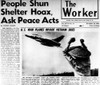 Us Planes Invade Vietnam Skies. An Obviously Manipulated Composite Photograph On The Front Page Of The Daily Worker History - Item # VAREVCCSUA001CS569