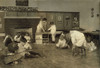 Kindergarten Children In Horace Mann School Working On Doll Houses History - Item # VAREVCHCDLCGBEC438