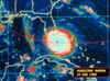 Infrared Image Of Hurricane Andrew Crossing The Florida Coast And Making Landfall On August 24 1992 At Dade County Florida . History - Item # VAREVCHISL030EC012