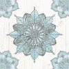 Mandala Morning Vi Blue And Gray Poster Print by Anne Tavoletti - Item # VARPDX34913