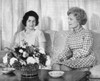 First Lady Lady Bird Johnson Meets With Future First Lady Patricia Nixon At The White House History - Item # VAREVCPBDPANIEC002