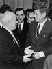 President John F. Kennedy Meets Nikita Khrushchev At The Vienna Summit Meeting Of June 1961. Soviet Foreign Minister History - Item # VAREVCHISL012EC264