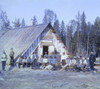 Austrian Prisoners Of War Near A Barrack History - Item # VAREVCHCDLCGBEC695