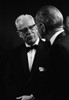 Chief Justice Earl Warren Conversing With President Johnson. Warren'S June 1968 Resignation Was Delayed When Johnson'S Nominee Of Chief Justice History - Item # VAREVCHISL033EC381