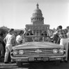 Kennedy And Johnson In 1960 Presidential Campaign. Lyndon Johnson And John Kennedy In Convertible Surrounded By Supporters. Sept. 13 History - Item # VAREVCHISL033EC259
