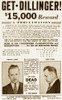 Wanted Poster For John Dillinger History - Item # VAREVCHISL011EC004