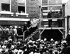 Roscoe 'Red' Jackson Walks Up The Steps Before He Is Hanged. He Was Convicted Of Killing A Travelling Salesman Who Gave Him A Ride. Galena History - Item # VAREVCHBDHANGCS002