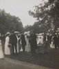 President Theodore And First Lady Edith Roosevelt Receiving Guests At A White House Lawn Party. June 1905 History - Item # VAREVCHISL043EC863