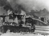 Bonus Army Shacks On Fire At Anacostia Flats History - Item # VAREVCHISL036EC138