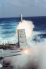 Tomahawk Missile Launched Toward A Target In Iraq Guided Missile Cruiser Uss Mississippi During The Air War Phase Of Operation Desert Storm. Jan.29 1991 History - Item # VAREVCHISL027EC187