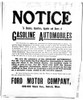 Ford Motors-Notice In The Detroit Free Press. - Cpl ArchivesEverett Collection History - Item # VAREVCHBDFOMOCL005