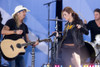 Bret Michaels, Miley Cyrus On Stage For Good Morning America Gma Summer Concert Series With Miley Cyrus, Rumsey Playfield In Central Park, New York, Ny June 18, 2010. Photo By LeeEverett Collection Celebrity - Item # VAREVC1018JNBDZ018