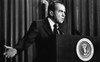 Nixon Presidency. Us President Richard Nixon At A Press Conference Announcing Changes To His Cabinet History - Item # VAREVCPBDRINIEC114