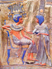 King Tutankhamen With His Wife-Sister History - Item # VAREVCS4DEGYPEC025