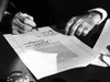 President Lyndon B. Johnson Signs The Civil Rights Bill. September 1964. Courtesy Csu ArchivesEverett Collection. History - Item # VAREVCPBDLYJOCS042