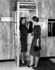 A New Model Phone Booth Introduced By Aluminum Company Of American Made For Smaller Locations Than Traditional Phone Booths History - Item # VAREVCHBDTELECS001