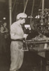 Women At A Long Bench Working On Engine Parts At A Lincoln Motor Company History - Item # VAREVCHISL043EC309