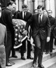 Robert Kennedy'S Funeral. Senator Edward Kennedy Helps Carry His Brother'S Casket From St. Patrick'S Cathedral Following Requiem Mass For Senator Robert Kennedy. June 8 History - Item # VAREVCCSUA000CS802