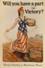 Will You Have A Part In Victory Every Garden Is A Munitions Plant. American World War 1 Poster Of Liberty Sowing Seeds History - Item # VAREVCHISL044EC273