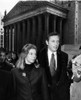 Author Clifford Irving And His Wife Edith Arrive At Federal Court Where They Pleaded Guilty To A Federal Charge Of Conspiracy For Their Roles In The Bogus Autobiography Of Howard Hughes. March 13 History - Item # VAREVCPBDCLIRCS001